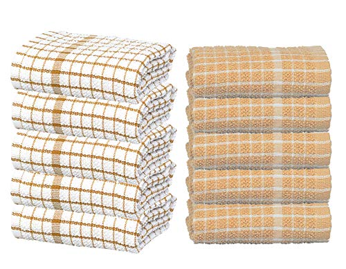 Exclusive Offer: Luxe 100% Egyptian Cotton Tea Towels - Set of 2 Silver & White Checks! Limited Time Deal!